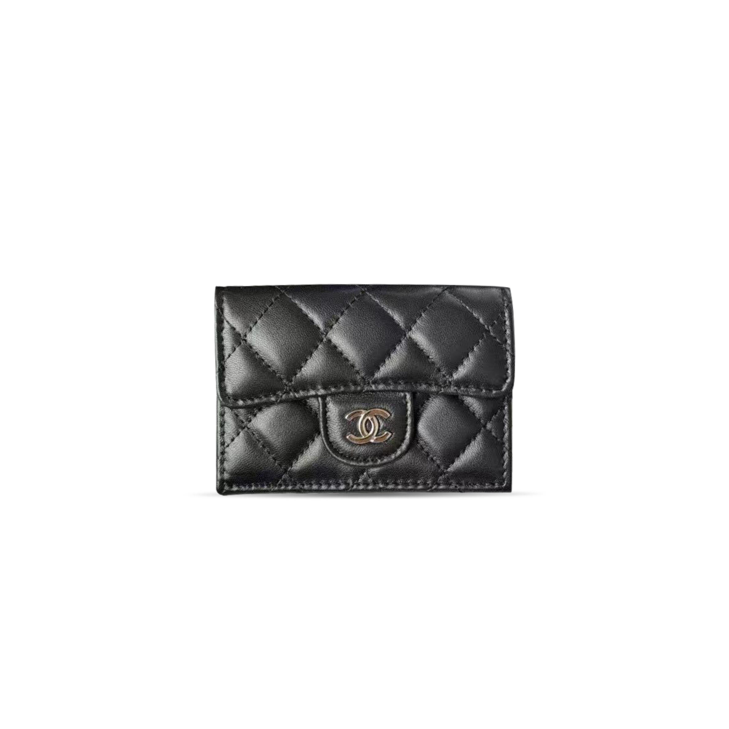 Ch**el small flap wallet ap0230 (12*7.5*2.5cm)